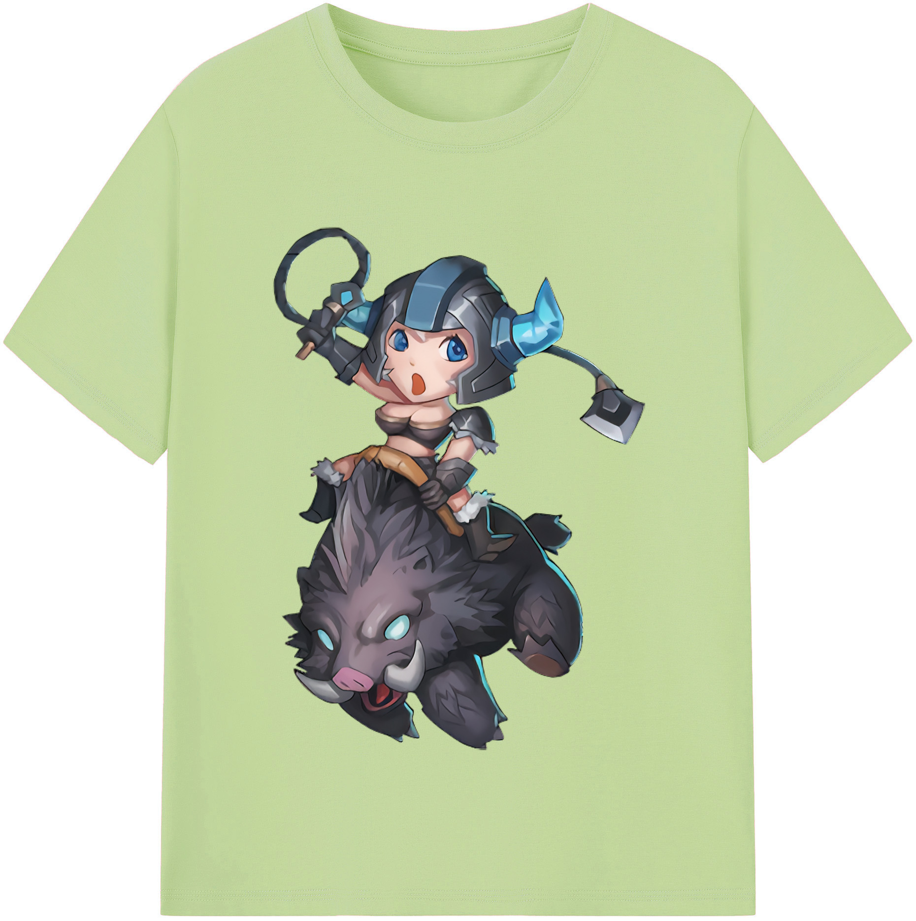 リーグ・オブ・レジェンド League of Legends LOL 綿100％半袖Tシャツ（フロントプリント）